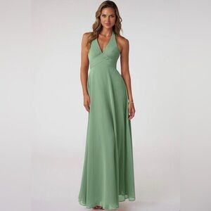 AZAZIE Tessie Bridesmaids Dress- Matcha Green